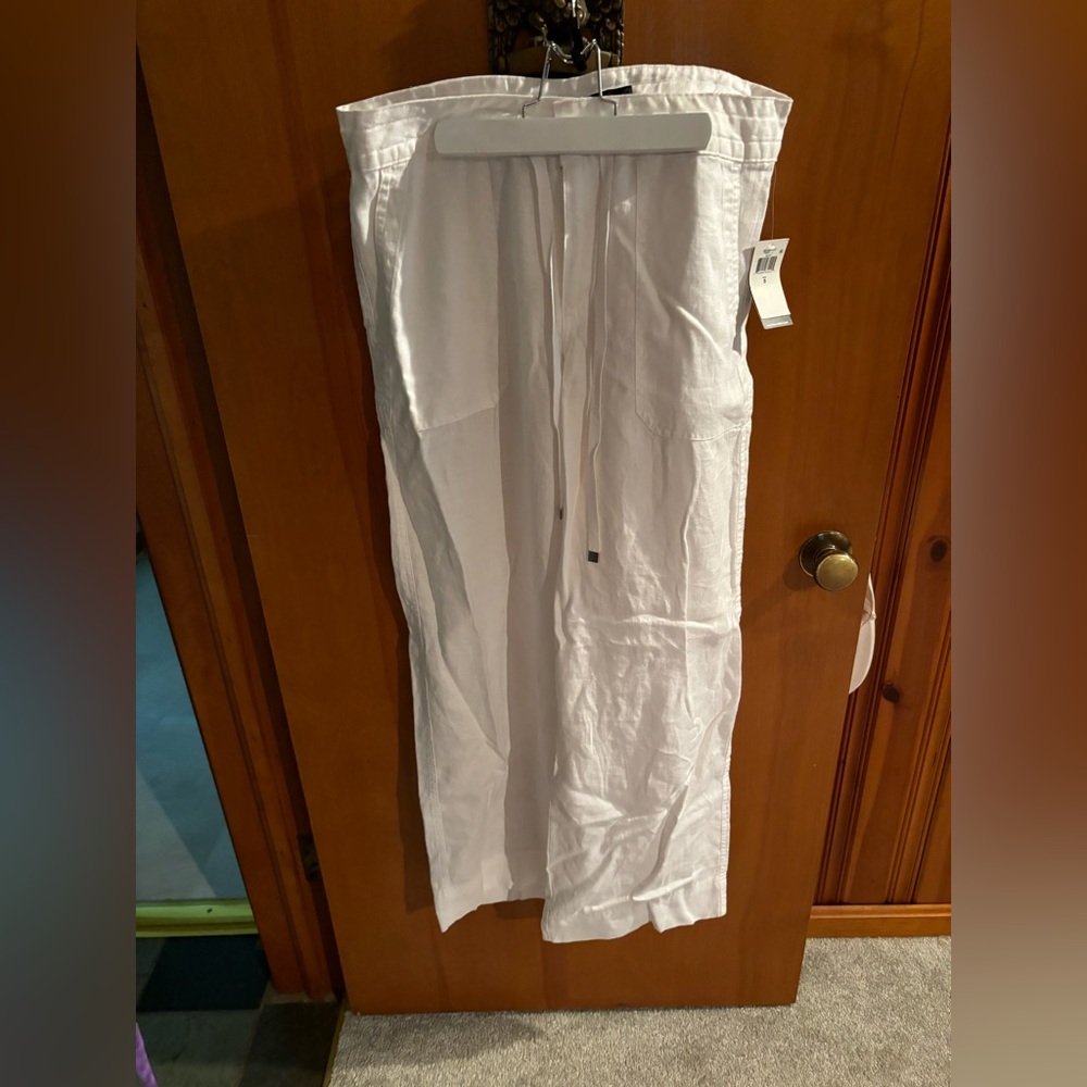 Wide-leg Ralph Lauren linen pants
